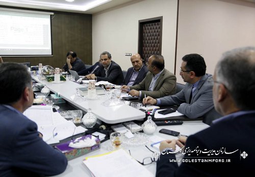 جلسه ستاد راهبری و رصد پروژه های ستاد فرماندهی اقتصاد مقاومتی استان گلستان