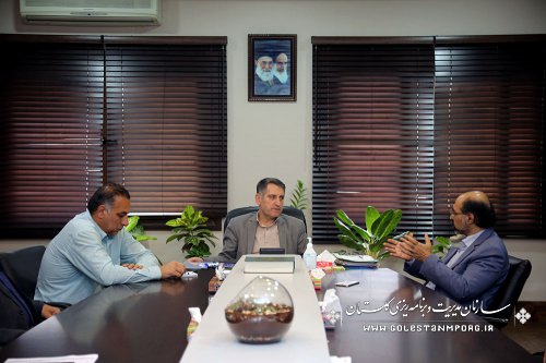 دیدار مدیرعامل شرکت آب منطقه ای با آقای عابدی رئیس سازمان