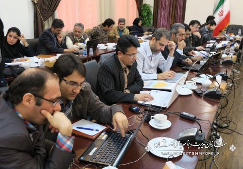 برگزاری جلسه امتیازدهی پیشران های سند آمایش استان
