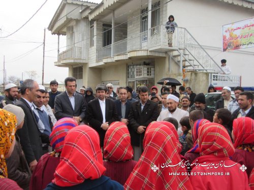 افتتاح پروژه های عمرانی شهرستان کلاله با حضور رئیس سازمان مدیریت و برنامه ریزی  استان