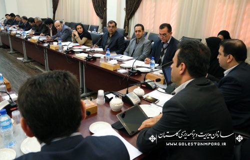 جلسه اقدامات انجام شده در خصوص واگذاری طرح های تملک دارایی های سرمایه ای دستگاه های اجرایی استان ، 