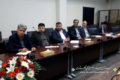 اولین جلسه هم اندیشی دبیر خانه ستاد اقتصادمقاومتی استان با فرمانداران استان