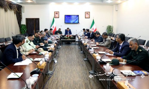 جلسه هماهنگی کمیته برنامه ریزی ،پشتیبانی و مالی اجلاسیه 4000 شهید در سازمان مدیریت ویرانه ریزی استان گلستان