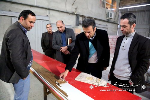 بازدید حسین پیش قدم رئیس سازمان برنامه و بودجه استان از واحدهای صنعتی: