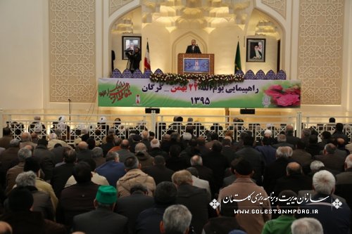 سخنرانی دکتر نوبخت در مصلی نماز جمعه با موضوع یوم الله 22 بهمن