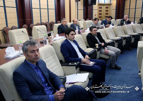 هشتمین جلسه شورای برنامه ریزی توسعه استان گلستان