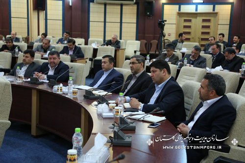 هشتمین جلسه شورای برنامه ریزی توسعه استان گلستان
