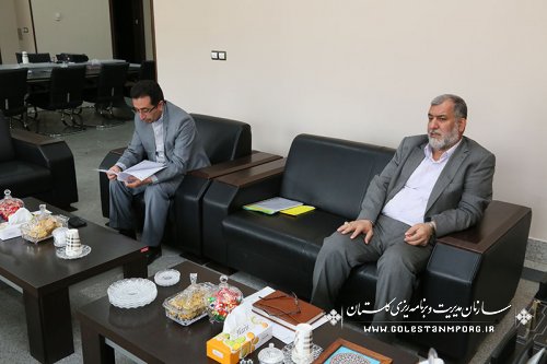 دیدار رئیس سازمان با رئیس ستاد اقامه نماز استان