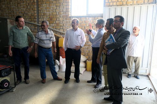 بازدیدنمایندگان سازمان برنامه وبودجه کشور به اتفاق  مدیران وزارت آب و کشاورزی عراق و کارشناسان جاییکا از پروژه مدیریت مشارکتی آب در  استان گلستان