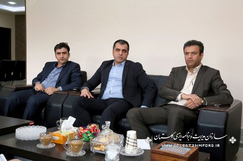 ملاقات نماینده مردم شریف گرگان و آق قلا با رئیس سازمان