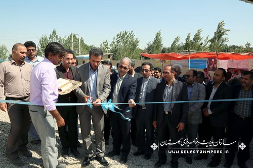 افتتاح متمرکز پروژه های هفته دولت شهرستان کردکوی با حضور مهندس پیش قدم