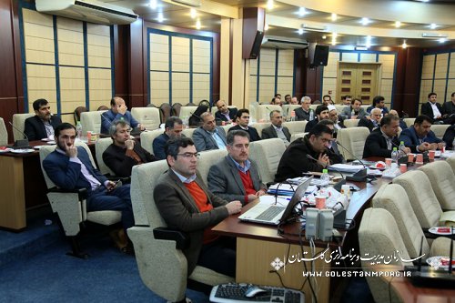 جلسه شورای برنامه ریزی وتوسعه استان گلستان