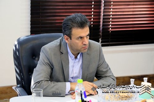 نشست رئیس دانشگاه علوم کشاورزی ومنابع طبیعی با رئیس سازمان مدیریت و برنامه ریزی استان گلستان