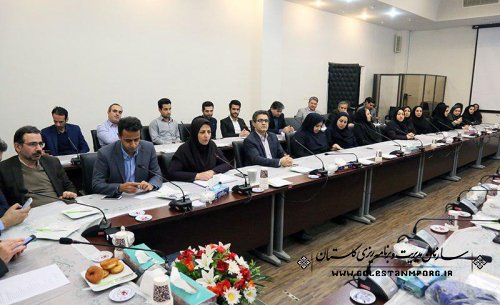نشست رئیس سازمان مدیریت و برنامه ریزی استان با همکاران برگزار شد