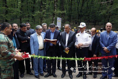 جاده سلامت در پارک جنگلی النگدره گرگان افتتاح شد