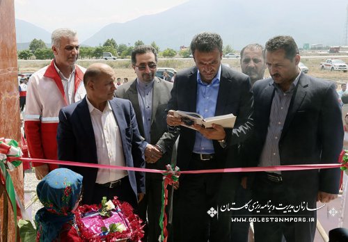 افتتاح پروژه های عمرانی هفته دولت شهرستان علی آباد کتول با حضور مهندس پیش قدم 