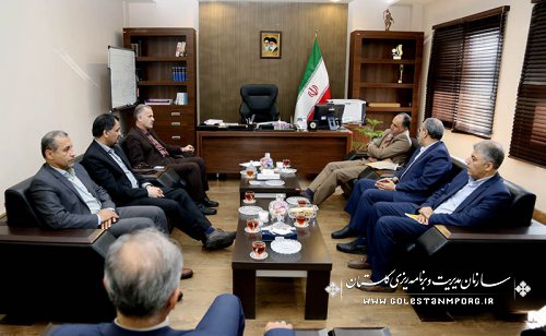 گزارش تصویری از دیدار مدیران دستگاههای اجرایی با دکتر روزبهان رئیس سازمان بخش چهارم