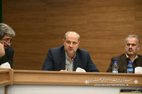 برگزاری دهمین جلسه کارگروه رفع موانع تولید در استانداری گلستان