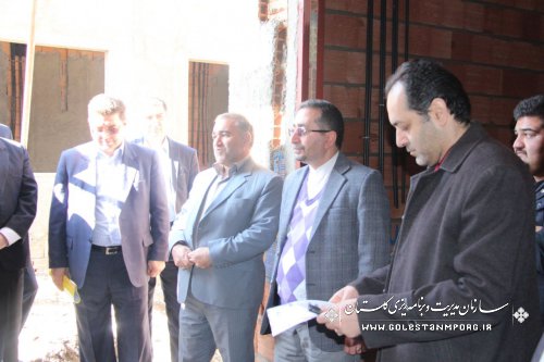 بازدید آقای روزبهان رئیس سازمان از پروژه های درحال احداث اداره کل پزشک قانونی استان