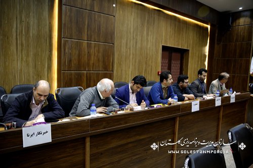 نشست خبری آقای روزبهان با خبرنگاران خبرگزاریها ،مطبوعات ورسانه های استان گلستان