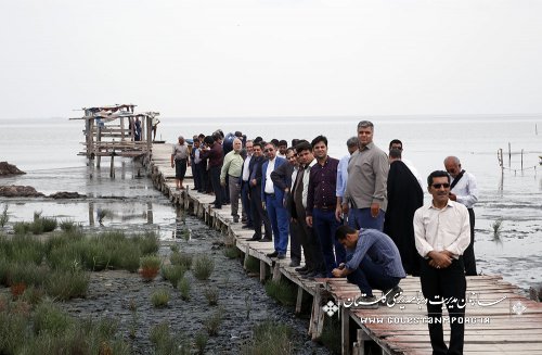﻿ با دستور استاندار گلستان انجام شد: بازدید مدیران روابط عمومی دستگاه های اجرایی استان از خلیج گرگان