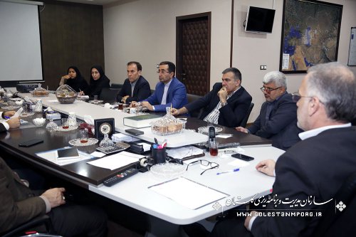 برگزاری جلسه ستاد درآمدها وتجهیز منابع استان