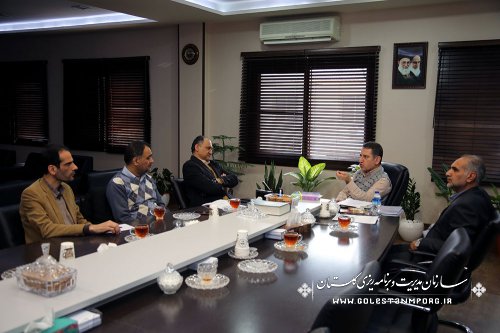 دیدار برخی از مدیران دستگاههای اجرایی با رئیس سازمان مدیریت و برنامه ریزی استان گلستان