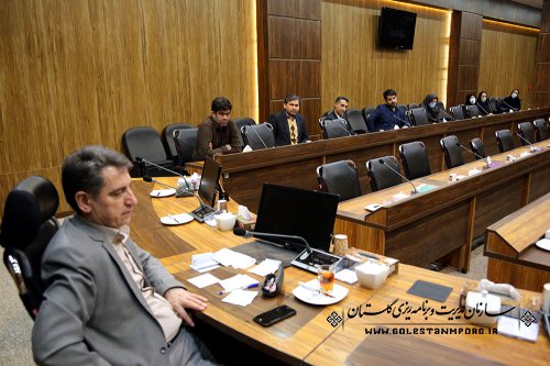 جلسه آقای عابدی رئیس سازمان با همکاران معاونتها ومدیریتهای سازمان به صورت جداگانه