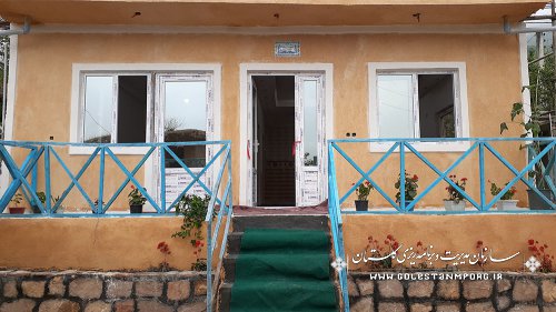 افتتاح یک واحد مسکونی احداثی بنیاد مسکن استان از محل اعتبارات حوادث سیل در شهرستان مینودشت