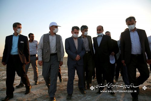بازدید رئیس سازمان از اجرای طرح های آبخیزداری و آبخوان داری استان