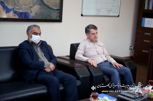 دیدار رئیس سازمان با مدیران دستگاههای اجرایی وانتظامی استان