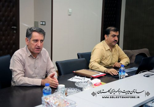 دیدار رئیس سازمان با مدیران دستگاههای اجرایی استان گلستان