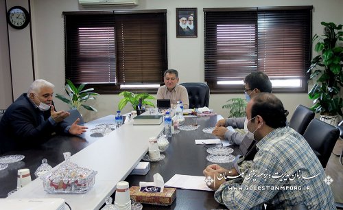 نشست رئیس سازمان با رئیس سازمان صنعت،معدن و تجارت استان