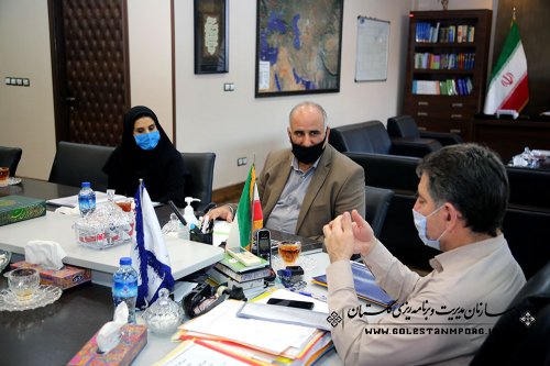 جلسه رئیس سازمان با مدیرکل هواشناسی استان
