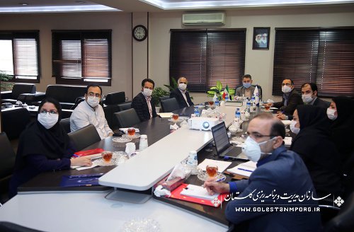 جلسه رئیس سازمان درخصوص پیگیری امتیازات شاخص های ارزیابی عملکرد سال 1398 اداره کل دامپزشکی استان