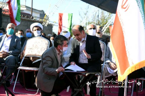 حضور رئیس سازمان در جشن پایان بازسازی مناطق سیل زده کشور به میزبانی گلستان