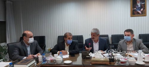 حضور رئیس سازمان در نشست مشترک با وزیر نیرو،استاندار و نمایندگان گلستان