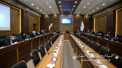جلسه رئیس سازمان مدیریت و برنامه ریزی استان گلستان با دستگاه های اجرایی