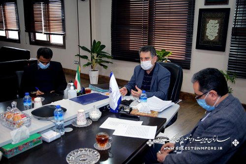جلسه ویژه رئیس سازمان مدیریت و برنامه ریزی استان گلستان با کارمندان جدید الاستخدام سازمان