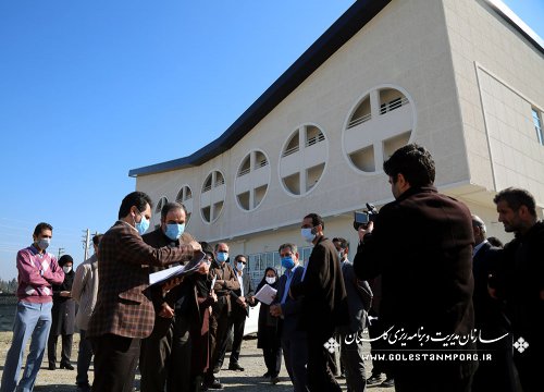 بازدید رئیس سازمان مدیریت و برنامه ریزی استان گلستان از پروژه های عمرانی آموزشکده پسران شهید چمران گرگان