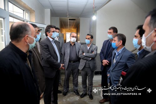 بازدید رئیس سازمان مدیریت و برنامه ریزی استان گلستان از مجتمع فرهنگی گمیشان