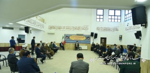 رئیس سازمان مدیریت و برنامه ریزی استان گلستان در جلسه شورای فرهنگ عمومی