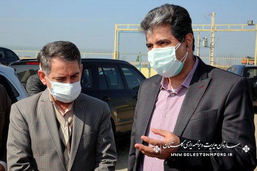 بازدید رئیس سازمان مدیریت و برنامه ریزی استان گلستان از کارخانه های آرد در گالیکش و آزادشهر