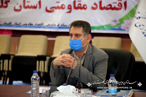 رئیس سازمان مدیریت و برنامه ریزی استان گلستان در جلسه ستاد فرماندهی اقتصاد مقاومتی