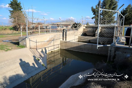 بازدید سازمان مدیریت و برنامه ریزی استان گلستان از پروژه پایاب سد گلستان