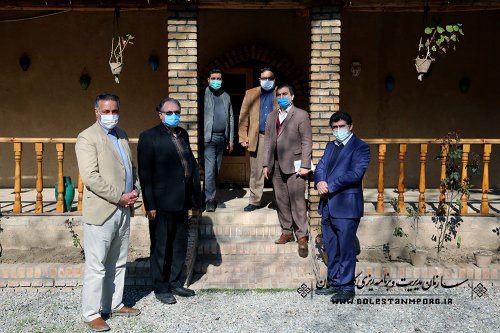 بازدید سازمان مدیریت و برنامه ریزی استان گلستان از بوم گردی جیرا رامیان