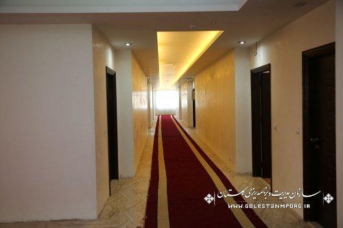بازدید سازمان مدیریت و برنامه ریزی استان گلستان از هتل الماس آزادشهر