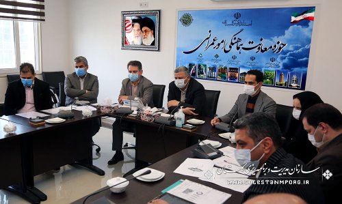 رئیس سازمان مدیریت و برنامه ریزی استان گلستان در جلسه شورای فنی استان