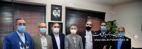 مراسم تجلیل از مقام والای همکاران جانباز و ایثارگر سازمان توسط رئیس سازمان مدیریت و برنامه ریزی استان گلستان