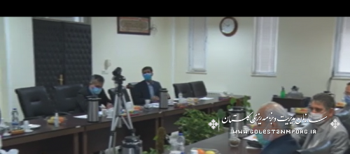 حضور رئیس سازمان مدیریت و برنامه ریزی استان گلستان در جلسه شورای هماهنگی دستگاه های نظارتی استان